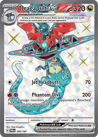 Dragapult ex - Twilight Masquerade - 200/167 - Full Art