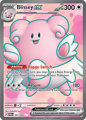 Blissey ex - Twilight Masquerade - 201/167 - Full Art