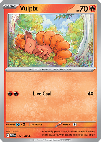 Vulpix - Twilight Masquerade - 026/167 - Common