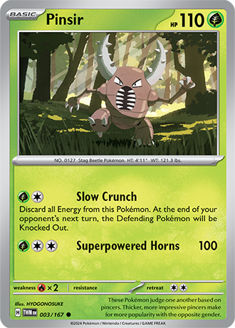 Pinsir - Twilight Masquerade - 003/167 - Common