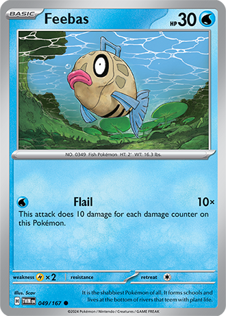 Feebas - Twilight Masquerade - 049/167 - Common