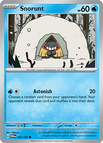 Snorunt - Twilight Masquerade - 051/167 - Common