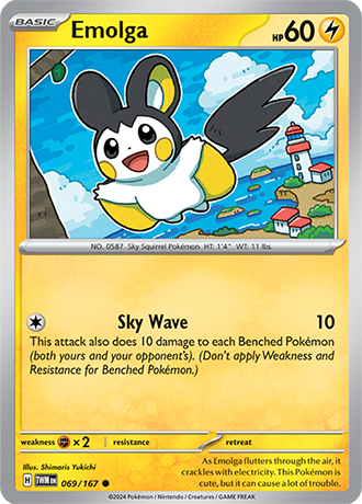 Emolga - Twilight Masquerade - 069/167 - Common