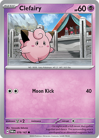 Clefairy - Twilight Masquerade - 078/167 - Common