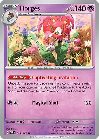 Florges - Twilight Masquerade - 088/167 - Uncommon