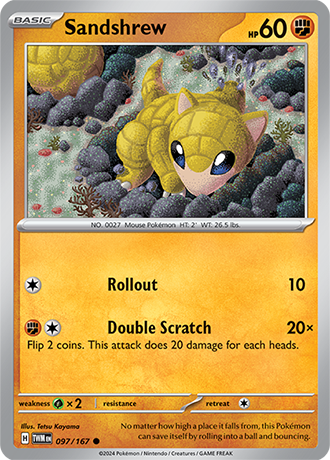 Sandshrew - Twilight Masquerade - 097/167 - Common