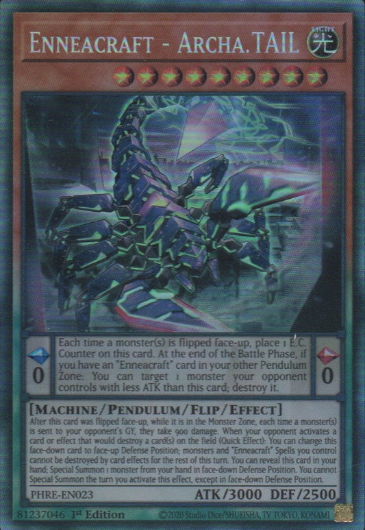 Enneacraft – Archa.TAIL - PHRE-EN023 - 1st Edition - Collector's Rare