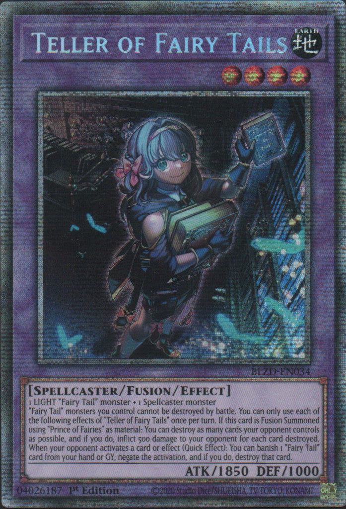 Teller of Fairy Tails - BLZD-EN034 - 1st Edition - Starlight Rare