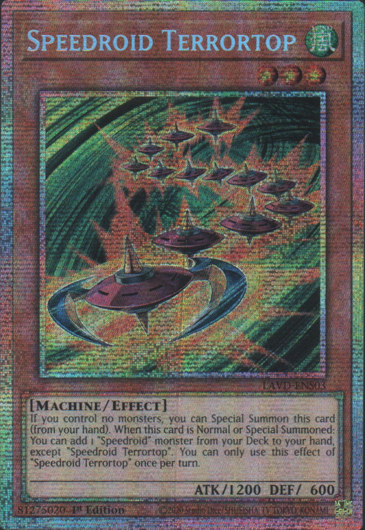 Speedroid Terrortop - LAVD-ENS03 - 1st Edition - Starlight Rare