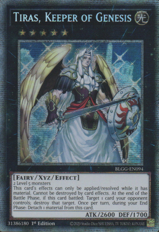 Tiras, Keeper of Genesis - BLGG-EN094 - 1st Edition - Starlight Rare