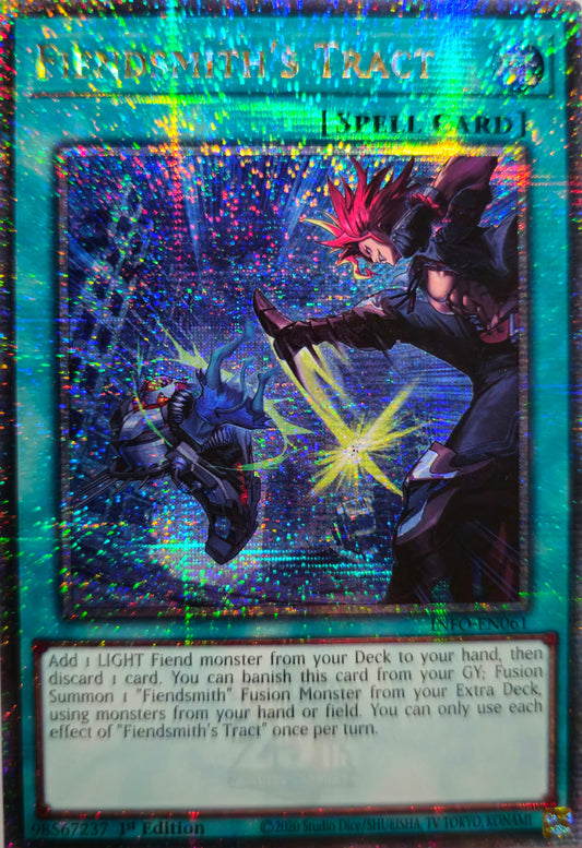 Fiendsmith's Tract - INFO-EN061 - 1st Edition - Quarter Century Secret Rare