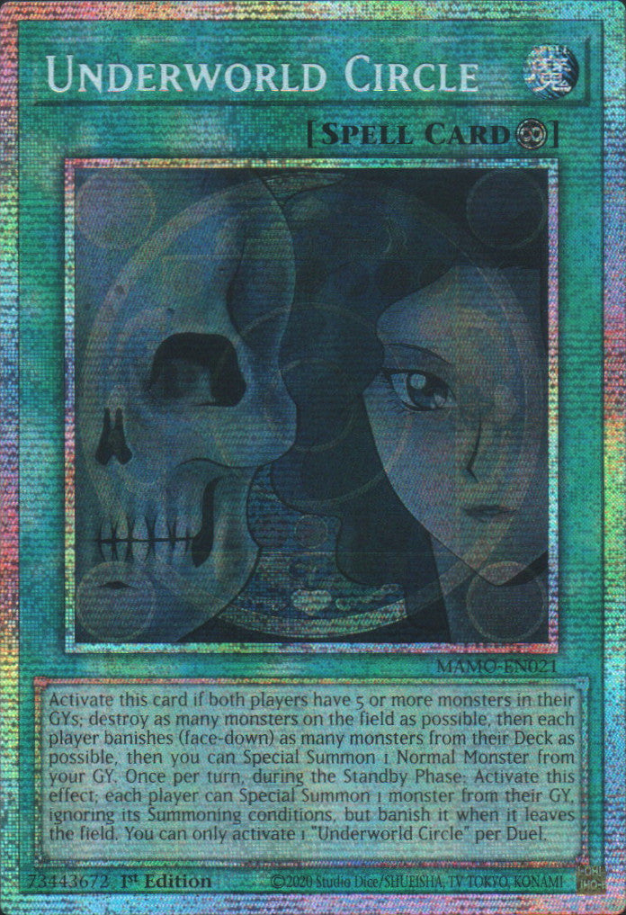Underworld Circle - MAMO-EN021 - 1st Edition - Starlight Rare