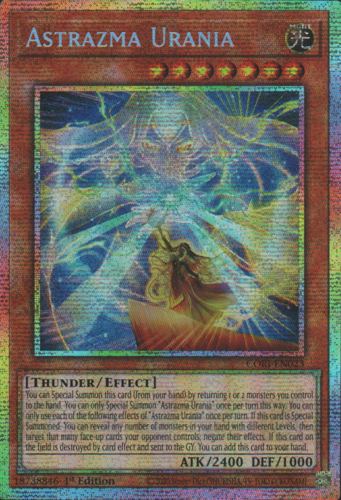 Astrazma Urania - CORI-EN023 - 1st Edition - Starlight Rare