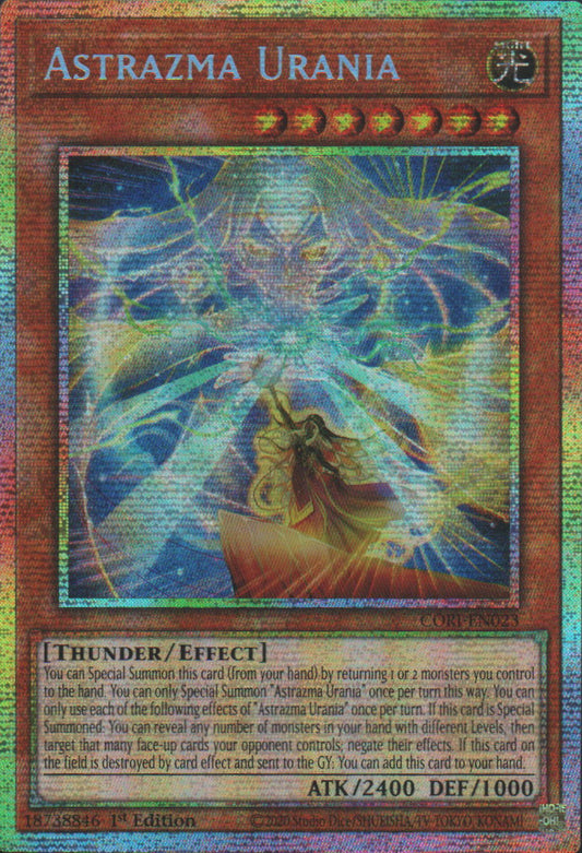Astrazma Urania - CORI-EN023 - 1st Edition - Starlight Rare
