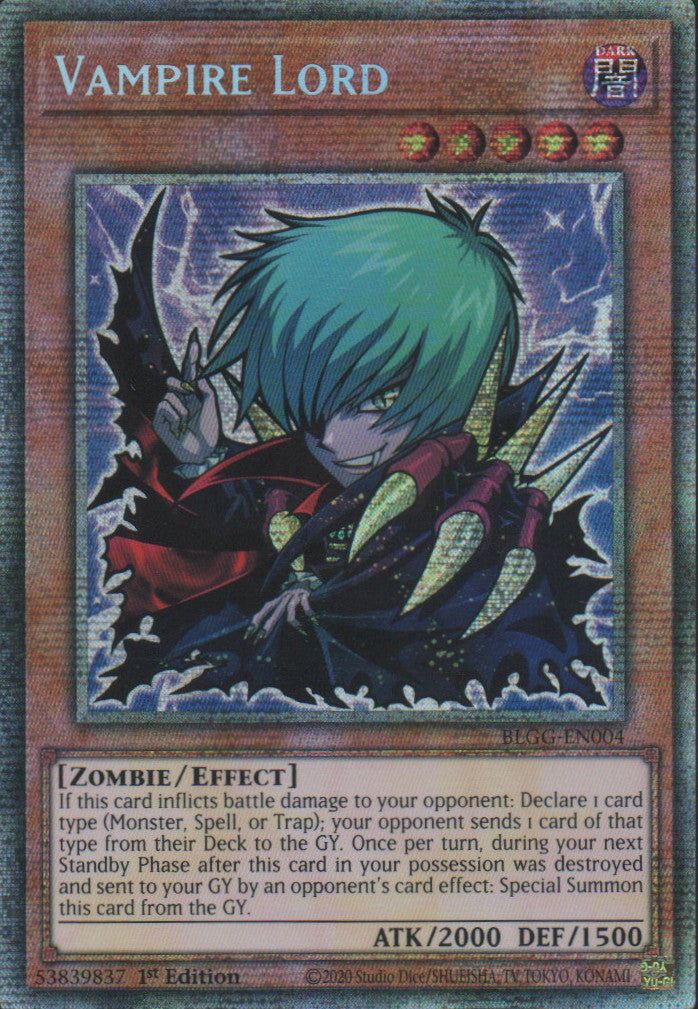 Vampire Lord (Chibi artwork) - BLGG-EN004 - 1st Edition - Starlight Rare