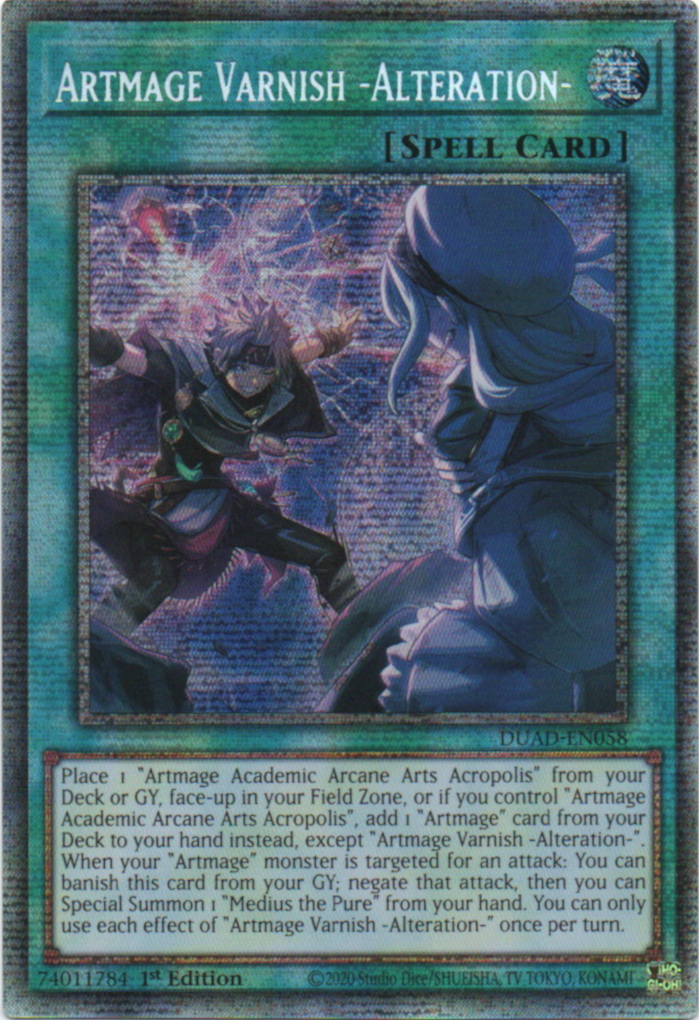 Artmage Varnish -Alteration- - DUAD-EN058 - 1st Edition - Starlight Rare