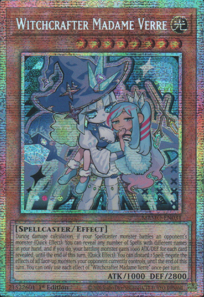 Witchcrafter Madame Verre - MAMO-EN031 - 1st Edition - Starlight Rare