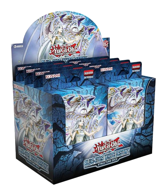 Blue Eyes White Destiny Structure Deck - Sealed Display of 8 Decks - Free Shipping