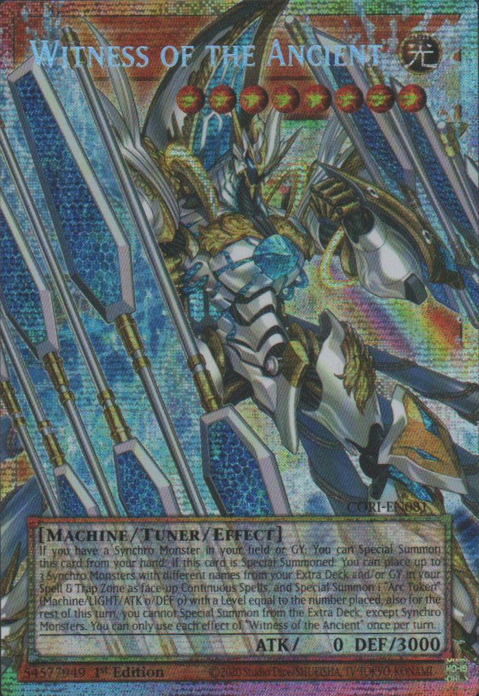Witness of the Ancient (extended art) - CORI-EN081 - 1st Edition - Starlight Rare