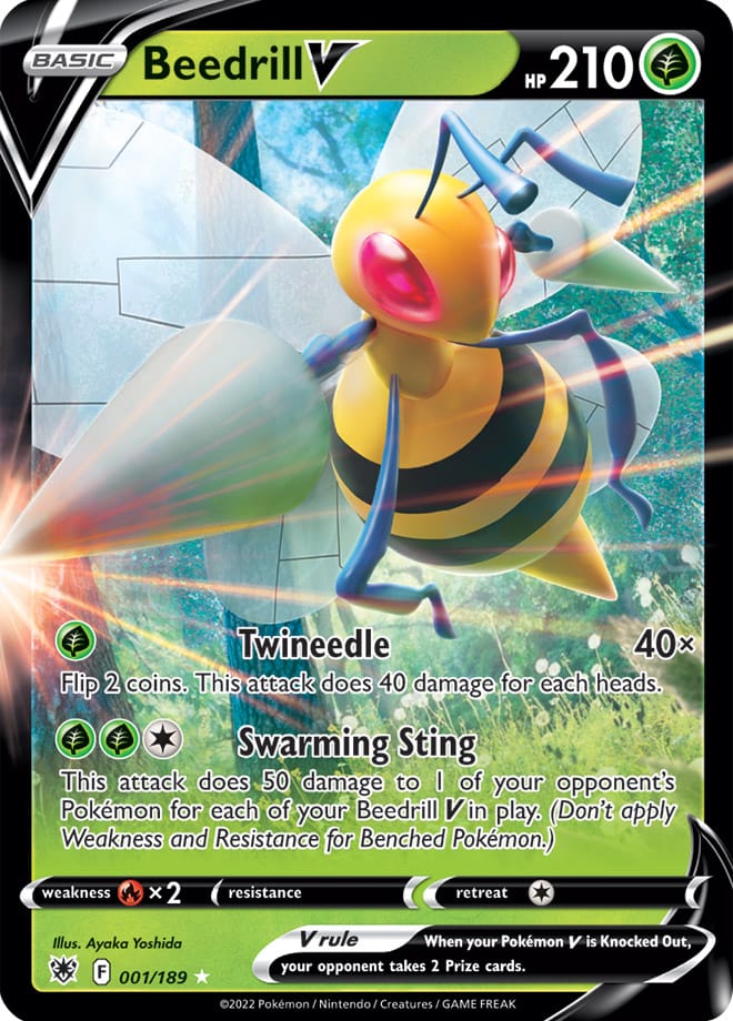 Beedrill V - Astral Radiance 001/189 - Ultra Rare