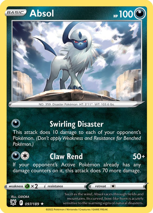 Absol - Astral Radiance 097/189 - Rare Holo
