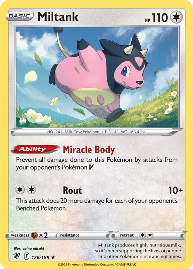Miltank - Astral Radiance 126/189 - Rare Holo