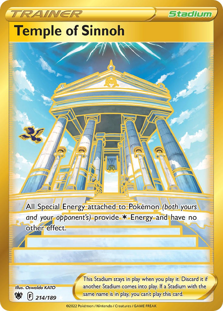 Temple of Sinnoh - Astral Radiance 214/189 - Secret Rare