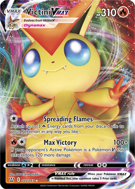 Victini VMAX - Battle Styles 022/163 - Ultra Rare