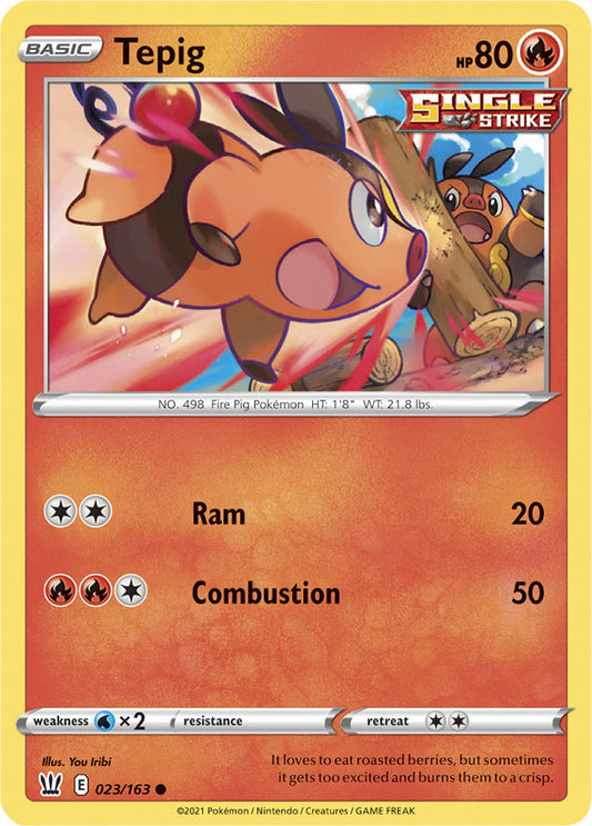 Tepig - Battle Styles 023/163 - Common