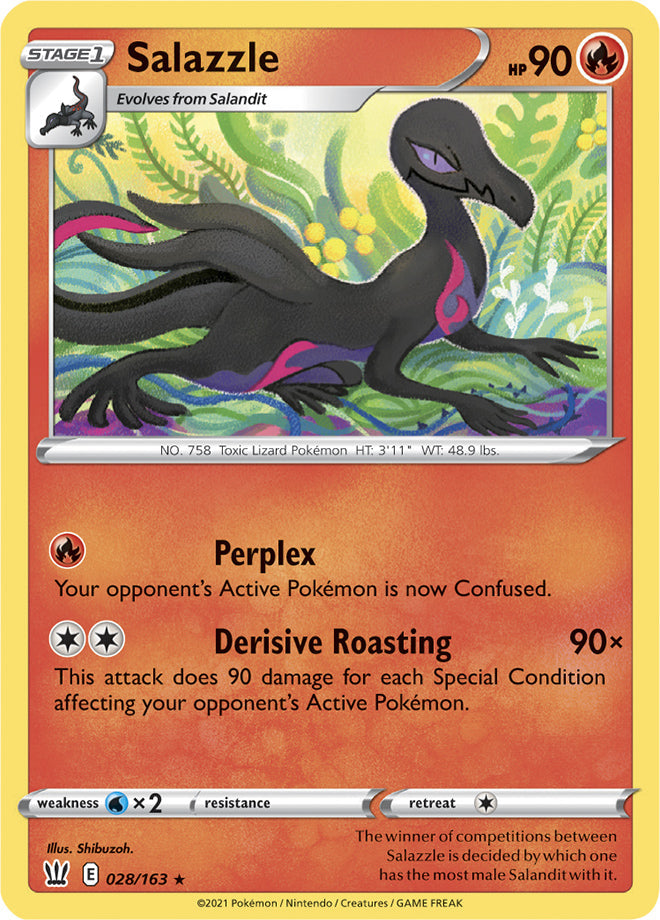 Salazzle - Battle Styles 028/163 - Rare