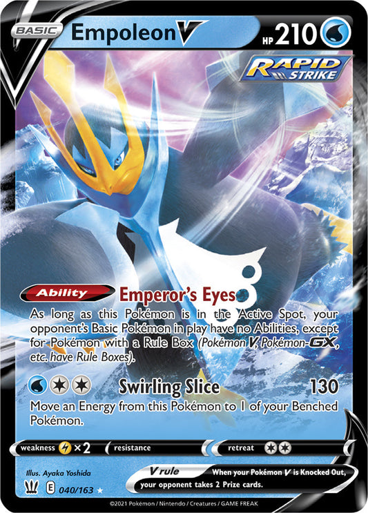 Empoleon V - Battle Styles 040/163 - Ultra Rare