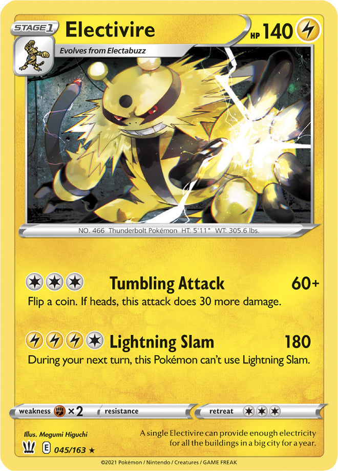 Electivire - Battle Styles 045/163 - Rare