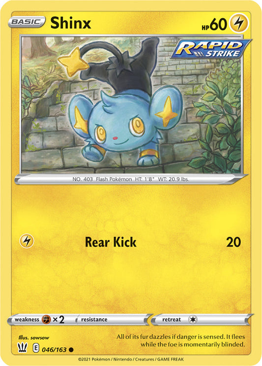 Shinx - Battle Styles 046/163 - Common