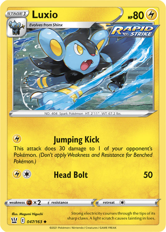 Luxio - Battle Styles 047/163 - Uncommon