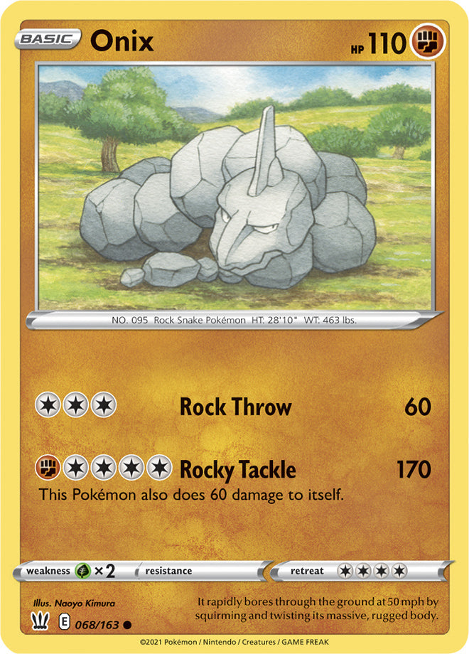 Onix - Battle Styles 068/163 - Common