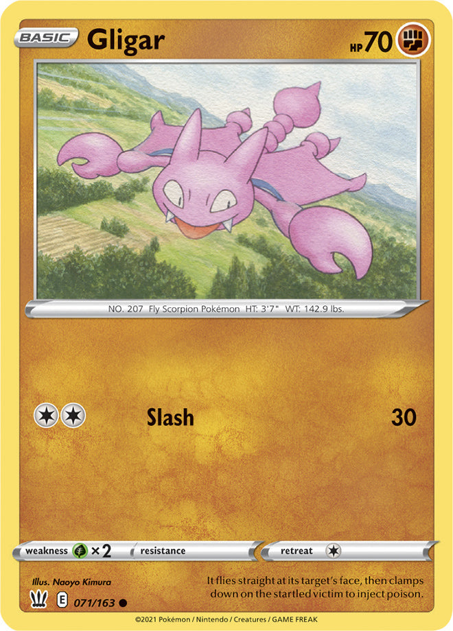 Gligar - Battle Styles 071/163 - Common