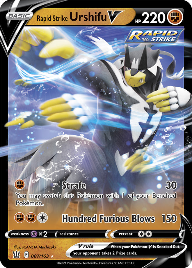 Rapid Strike Urshifu V - Battle Styles 087/163 - Ultra Rare