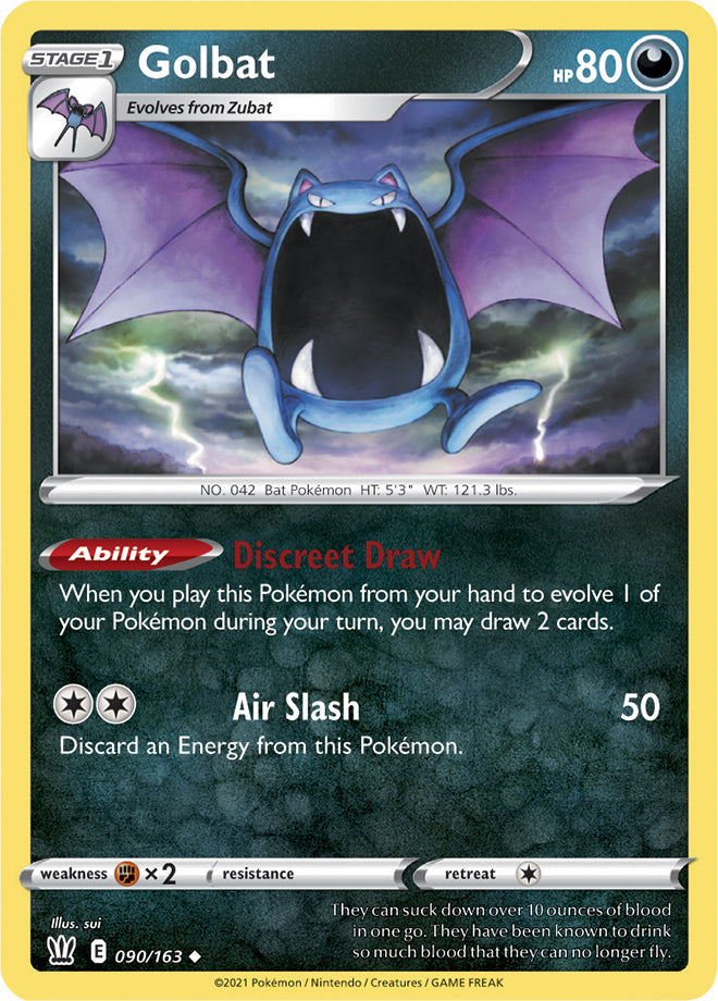 Golbat - Battle Styles 090/163 - Uncommon