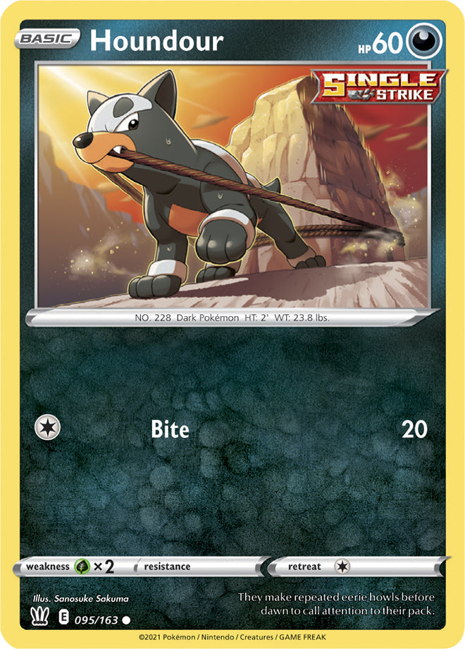 Houndour - Battle Styles 095/163 - Common