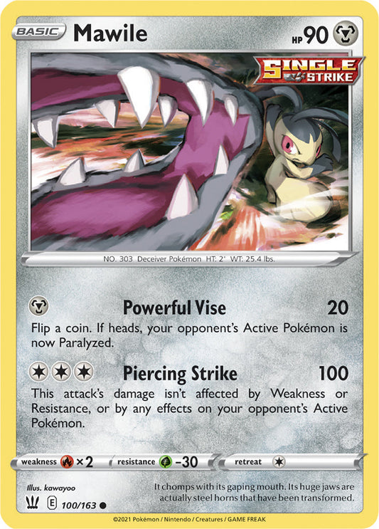 Mawile - Battle Styles 100/163 - Common