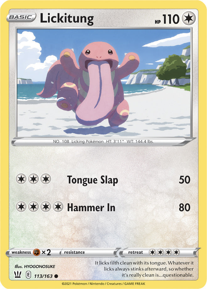 Lickitung - Battle Styles 113/163 - Common