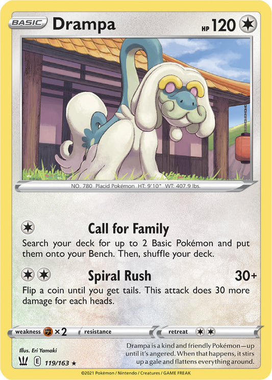 Drampa - Battle Styles 119/163 - Rare