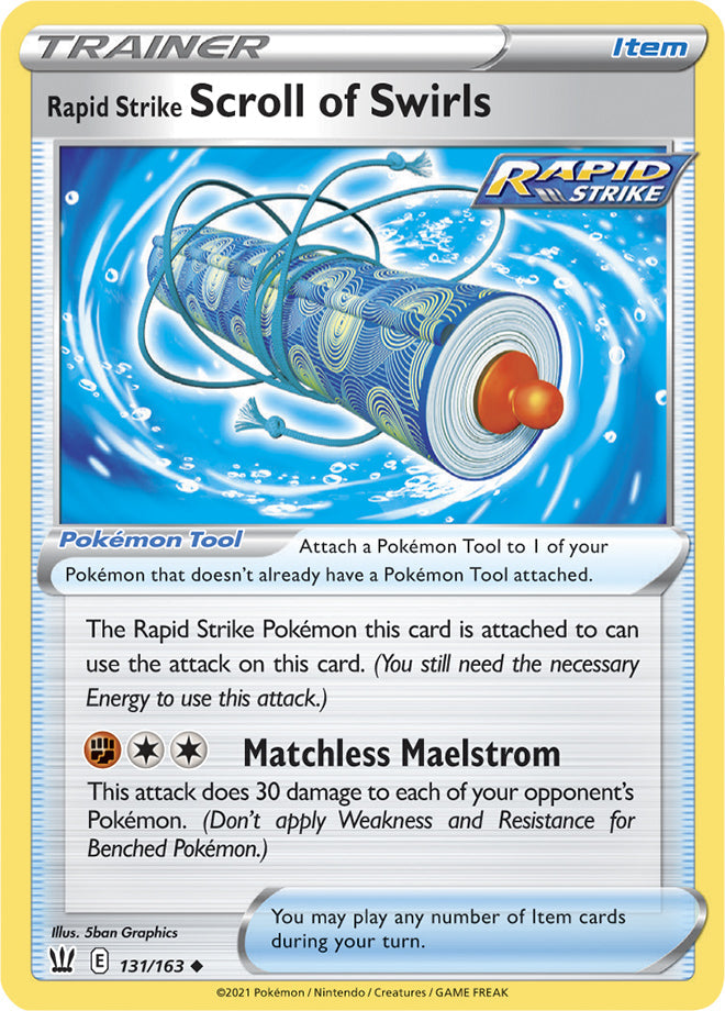 Rapid Strike Scroll of Swirls - Battle Styles 131/163 - Uncommon