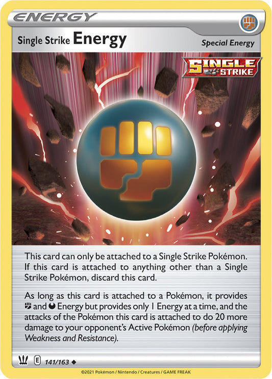 Single Strike Energy - Battle Styles 141/163 - Uncommon