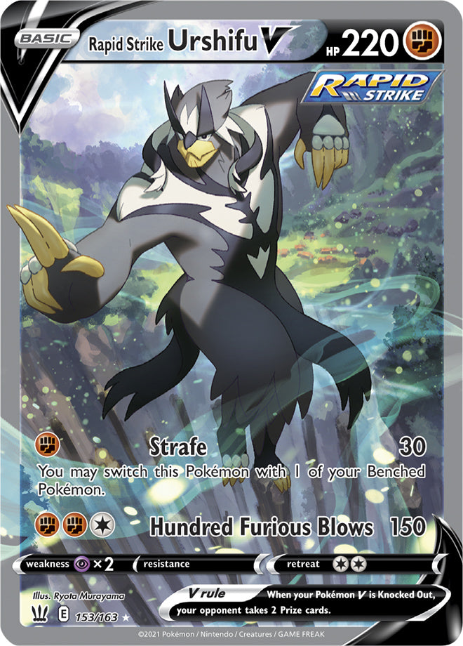 Rapid Strike Urshifu V - Battle Styles 153/163 - Alternate Art