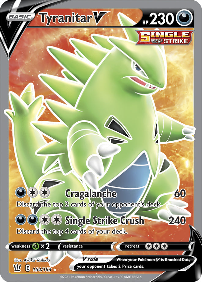 Tyranitar V - Battle Styles 154/163 - Full Art