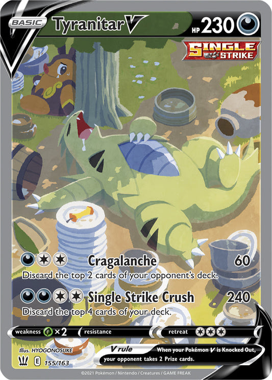 Tyranitar V - Battle Styles 155/163 - Alternate Art