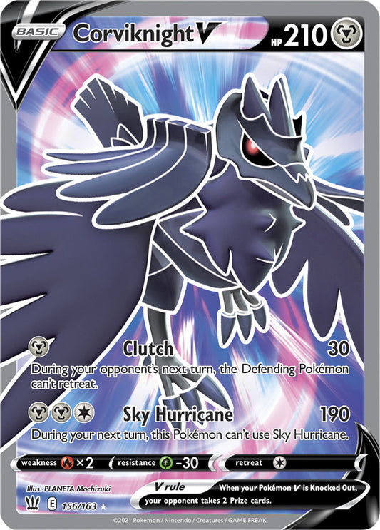 Corviknight V - Battle Styles 156/163 - Full Art