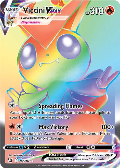 Victini VMAX - Battle Styles 165/163 - Secret Rare