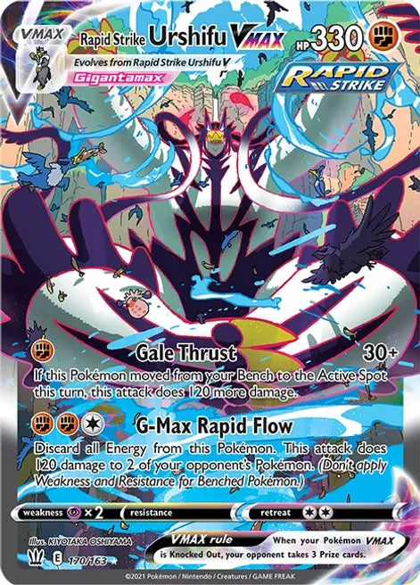 Rapid Strike Urshifu VMAX - Battle Styles 170/163 - Alternate Art